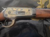 Winchester 1886 45-70 RMEF Gold Engraving - 4 of 13