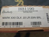 Weatherby Mark XXII DLX 22LR LNIB German - Image 9 of 9