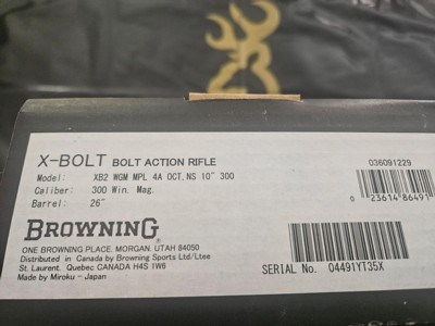 Browning X-Bolt Maple White Gold Medallion NIB - Image 9 of 9