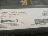 Browning X-Bolt Maple 270 Win White Gold Medallion NIB - Image 10 of 10