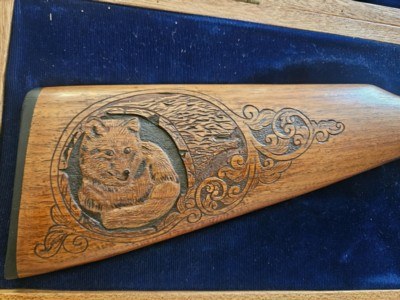 Remington Model 12 22LR Custom Gold Engravings - Image 3 of 16