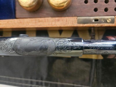 Remington Model 12 22LR Custom Gold Engravings - Image 12 of 16