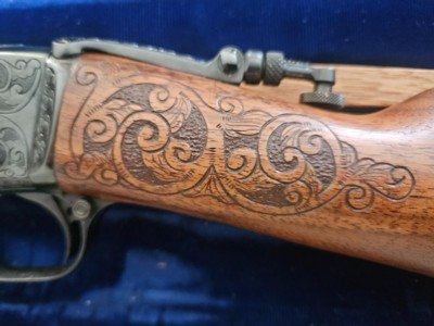 Remington Model 12 22LR Custom Gold Engravings - Image 8 of 16