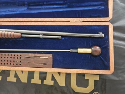Remington Model 12 22LR Custom Gold Engravings - Image 2 of 16