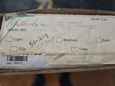 Weatherby Mark XXII 22LR Tube LNIB - Image 13 of 13