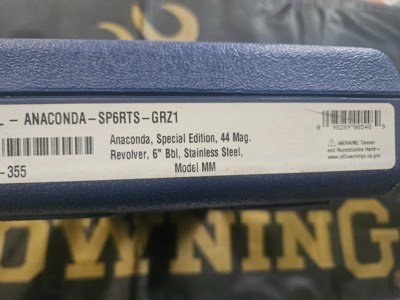 Colt Anaconda Grizzly 44 Mag NIC - Image 8 of 8