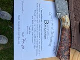 Custom Sheath Knife by Bill Akers
Beautiful Damascus Blade and Gorgeous Handles with Certificate of Authenticity - 5 of 6