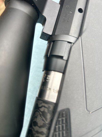 Savage 110 Precision Light, 6.5 Creedmoorwith a Carbon Fiber Barrel, Threaded, with a Vortex Sonora 4X12X44, - Image 11 of 15
