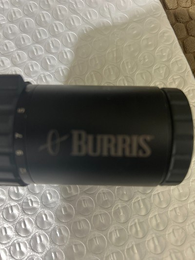 Burris Six X 2X12X40MM, Lighted cross hairs, in Excellent Condition with rings included.  30MM Tube - Image 3 of 6