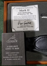 Gerber Mark II 70th Anniversary Limited Edition Knife. - 2 of 10