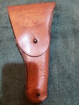 U.S. WWIIM1916Colt 1911 Leather Holster dated 1942 by Enger-Kress. - 1 of 3