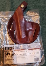 Strong holster company. P7M8/M13 First chance 3 slot pancake leather holster. RH - 2 of 2