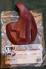 Strong holster company. P7M8/M13 First chance 3 slot pancake leather holster. RH - 1 of 2