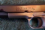 COLT MK IV SERIES 80 COMBAT ELITE .45 AUTO PISTOLMfg 1987. - 7 of 12