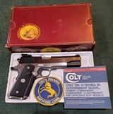COLT MK IV SERIES 80 COMBAT ELITE .45 AUTO PISTOLMfg 1987. - 1 of 12