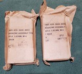 US GI M14 Magazines OM marked Mfg. 1962 Brand new in wrap. - 1 of 4