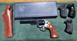 Smith & Wesson Model 19. Blued finish. 6-inch barrel...357 Magnum. Early 1970s Mfg.