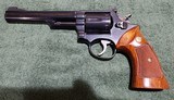 Smith & Wesson Model 19. Blued finish. 6-inch barrel...357 Magnum. Early 1970s Mfg. - 4 of 14