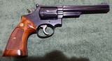 Smith & Wesson Model 19. Blued finish. 6-inch barrel...357 Magnum. Early 1970s Mfg. - 3 of 14