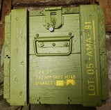 Danish M1 Garand Ammunition. 30-06 Springfield M2 150 Grain FMG on En bloc clips. 91 Date of Mfg. - 2 of 4