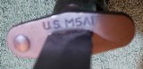 US M5A1 Bayonet (Imperial) With US M8 BMCO marked Scabbard. For US M1 Garand Rifle. - 6 of 10