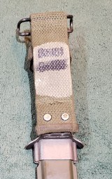 US M5A1 Bayonet (Imperial) With US M8 BMCO marked Scabbard. For US M1 Garand Rifle. - 9 of 10