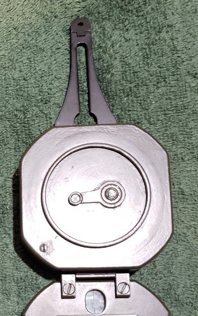 Vietnam era US GI Military M2 lensatic Artillery Compass with case. - Image 8 of 11