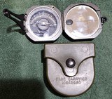 Vietnam era US GI Military M2 lensatic Artillery Compass with case. - Image 2 of 11