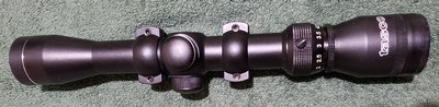 Tasco Bantam 1.5-4.5X32 for Shotguns and Muzzle loaders scope Pro Shot reticle with rings. - Image 7 of 11