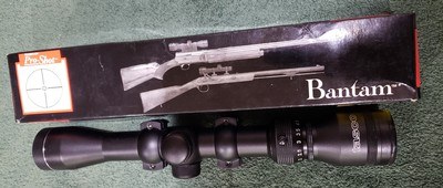 Tasco Bantam 1.5-4.5X32 for Shotguns and Muzzle loaders scope Pro Shot reticle with rings. - Image 3 of 11