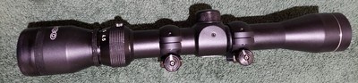 Tasco Bantam 1.5-4.5X32 for Shotguns and Muzzle loaders scope Pro Shot reticle with rings. - Image 9 of 11
