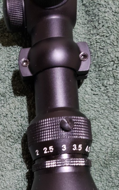 Tasco Bantam 1.5-4.5X32 for Shotguns and Muzzle loaders scope Pro Shot reticle with rings. - Image 8 of 11