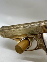 German Walther PPK/S Factory Engraved Gold Plated 1973 - 11 of 20