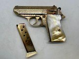 German Walther PPK/S Factory Engraved Gold Plated 1973 - 2 of 20