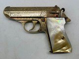 German Walther PPK/S Factory Engraved Gold Plated 1973 - 3 of 20