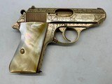 German Walther PPK/S Factory Engraved Gold Plated 1973 - 4 of 20