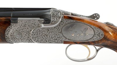 Beretta SO6 EELL Game Scene Side Lock Hand Engraved 12ga 32