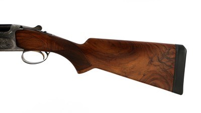 1980 Belgian Browning Superposed Custom Shop L. Cortis Engraved 12ga 30