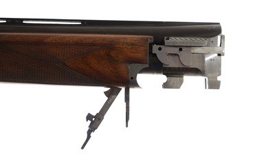 1980 Belgian Browning Superposed Custom Shop L. Cortis Engraved 12ga 30