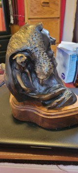 "Endangered Americans" bronze bust 24/25 by John Geis - 2 of 3