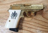 24k gold walther ppk mi-6 limited edition - 2 of 9