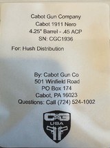 Cabot Nero Commander .45ACP - 7 of 7