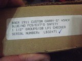 Les Baer Custom Carry 1.5 Group Mag Well No Forward Serrations Original Box & Paperwork - 15 of 15