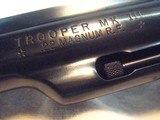 Colt Trooper 98% Beautiful 22 MAGNUM .22WMR 6 Inch Barrel Texas Shoemaker OWB Leather - 9 of 15