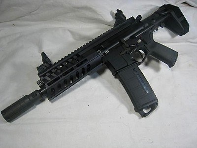 POF 415 EDGE Gas Piston AR15 Pistol Maxim Defense Brace HERA Flash Suppressor Flip Sights - Image 2 of 15