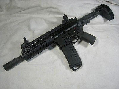 POF 415 EDGE Gas Piston AR15 Pistol Maxim Defense Brace HERA Flash Suppressor Flip Sights - Image 1 of 15