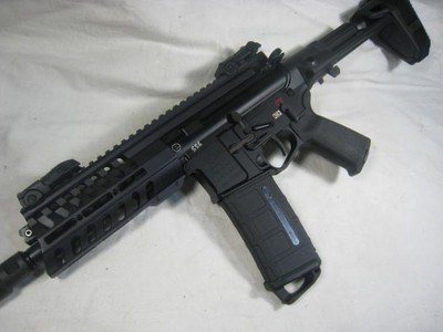 POF 415 EDGE Gas Piston AR15 Pistol Maxim Defense Brace HERA Flash Suppressor Flip Sights - Image 14 of 15