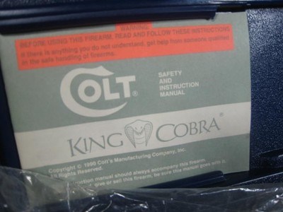 RARE EARLY Colt King Cobra 8