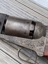 Colt 2nd Mdl Dragoon, Engraved, Gold Bands - 3 of 12
