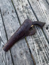 Main & Winchester Tooled California Slim Jim Holster Colt Dragoon W/Provenance - 1 of 12